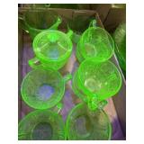 Jeannette Glass Company UV depression Cherry