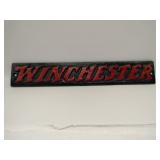 Modern cast iron Winchester sign 14x2.5