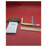 KA-BAR Triple Blade Pocket Knife 1097 with Box