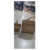 Longaberger single and double handle baskets 80s