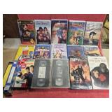 Various VHS tapes