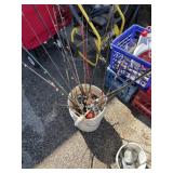 Bucket-O fishing reels and rods