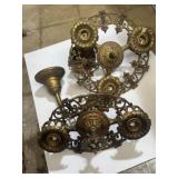 Antique cast metal ceiling light fixtures
