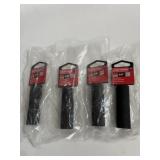 4 Craftsman 5/8 in deep impact sockets