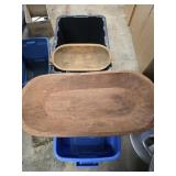 2 Wooden Trenchers
