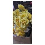 Fake floral flower vase and kitchenware