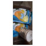Mela brite pods and novelty toilet paper