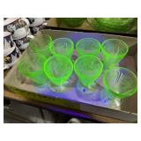Jeannette Glass Company UV depression Cherry