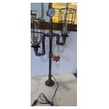 Hand made pupe fitting lamp