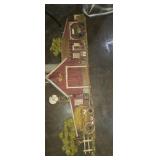 Plastic wall hanging barn decoration