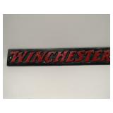 Modern cast iron Winchester sign 14x2.5