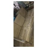 Rustic style wooden frame couch