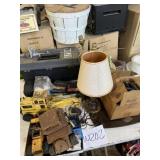Handheld electronic games, desk, lamps, classic