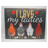 I love ladies sign 13x10