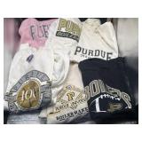 Purdue sweatshirts & shirts, 1 new,  medium &