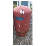 Red precharge water system tank eighty six gallon