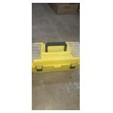 Empty yellow plaino tack box