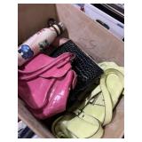 Collection of handbags/purses and insulated drink
