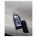 New wood grain O.T.F Stilleto knife.