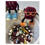 California raisins miniature figurines and 2