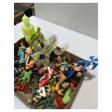Evel Knievel action figurines, Power Ranger,