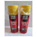 2 cans  of great stuff gaps and cracks