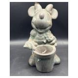 1997 resin Minnie Mouse garden statue 11"