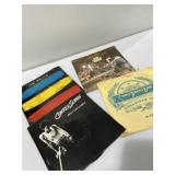 Four vinyl 45 albums, including the police, The