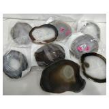 Agate polished slices