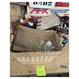Purses, tote bags, Christmas ornaments and other