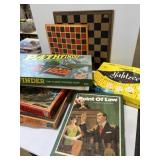 Board games and puzzles, including Pathfinder,