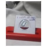 1 Gram Of .999 Fine Silver Bar