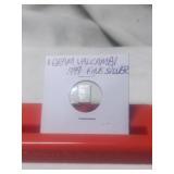 1 Gram Of .999 Fine Silver Valcambi