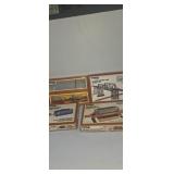 Tyco HO scale model kits, piggyback flat car set,
