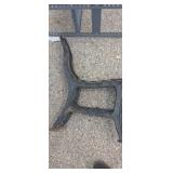 Cast iron bench frame