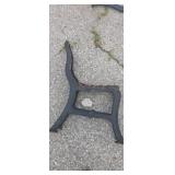 Cast iron bench frame