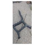 Cast iron bench frame