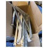 Box of shelf brackets miscellaneous