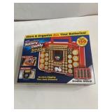 Battery Daddy storage case with tester