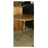 Small oval top side table