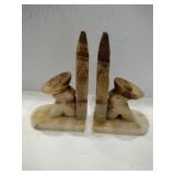 Onyx Mexican sombrero bookends
