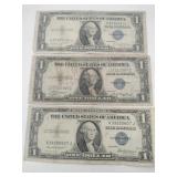 1935 Blue seal silver certificate 1$