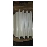 Pergola post trims 4pc white
