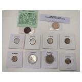 Foreign coins