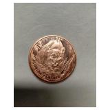 1 Ounce of .999 Fine Copper Florida Panther