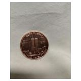 1 Ounce of .999 Fine Copper  9/11 We Shall