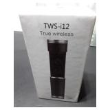 T w s - I-12 wireless earbuds very cool looking