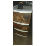 3 drawer organizer with sewing contents