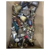 Various brass and metal bells