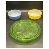 Federal Glass bowls & UV depression Jeannette